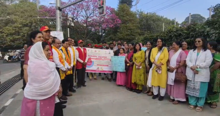 Walkathon on pulse polio