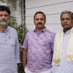 Dk shivakumar, Siddaramaiah, P Thyagaraj, AI image