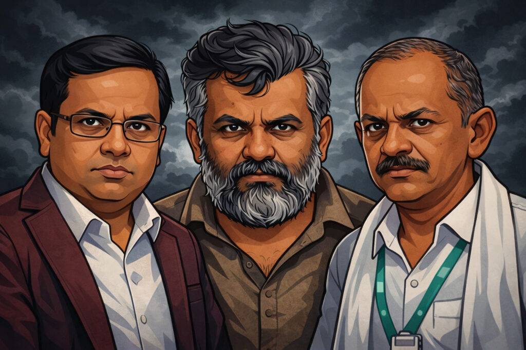 Rakesh Shetty, Kiran Hegde, Manjunath Poojary